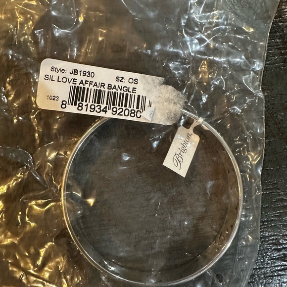 Brighton Silver Love Affair Bangle - Picture 3 of 3